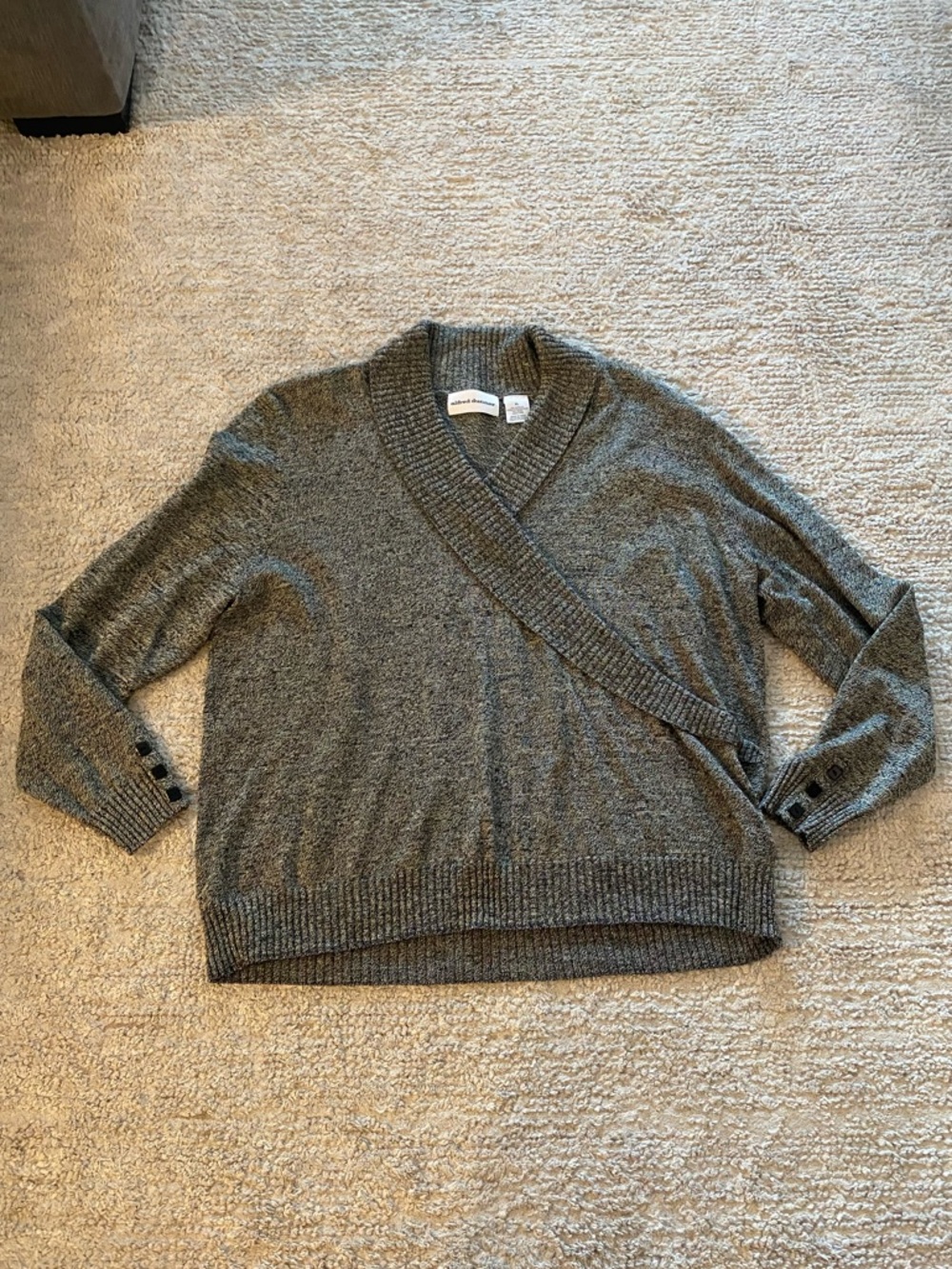 Alfred Dunner Grey Women’s Sweater Size XL